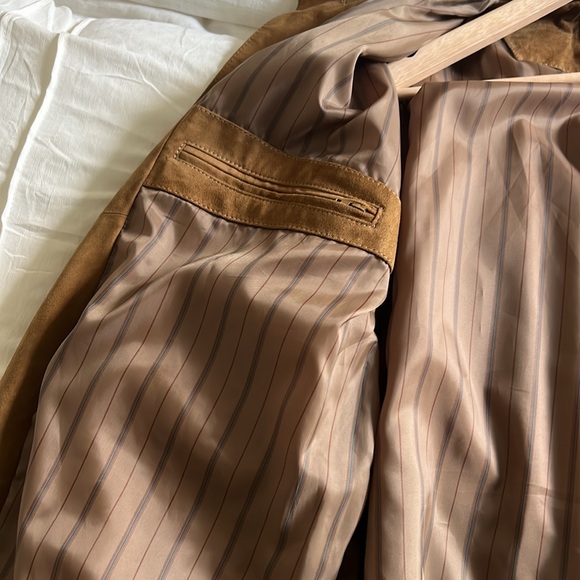 Suede leather bomber jacket, FINAL PRICE - Picture 5 of 10